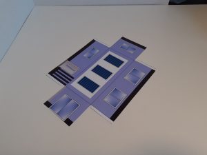 Paper house template cut